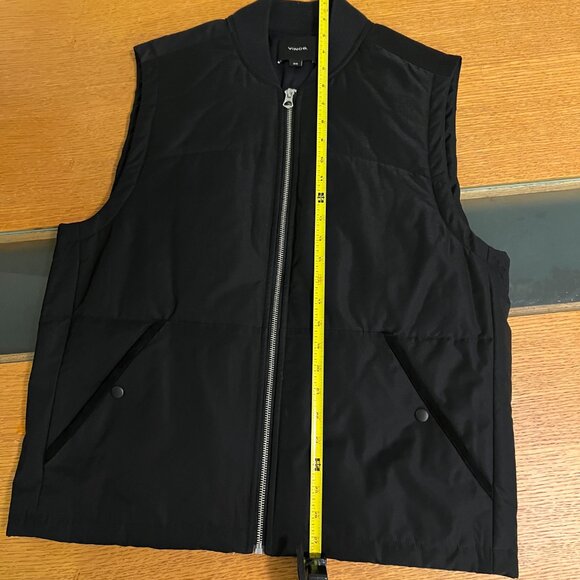 Vince Quilted Zip Vest – Men’s Medium – Black - Picture 4 of 4